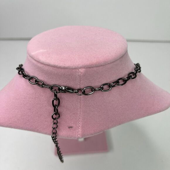 Necklace Bid Style Charcoal Grey Jewelry #567 - Picture 6 of 8